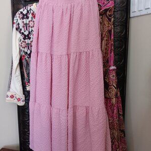 Endless Rose Pink Maxi Skirt